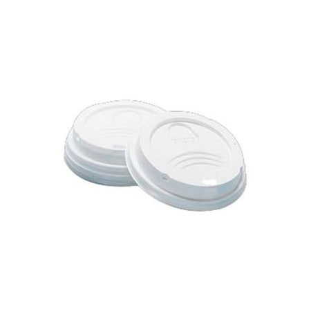 Lagasse Dixie DIX D9542 -Drink Thru Lids, For 12 & 16 Oz. Paper Cups, White, 1000 ct DIX D9542
